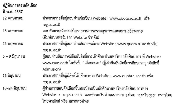 รับตรงศิลปากร 57