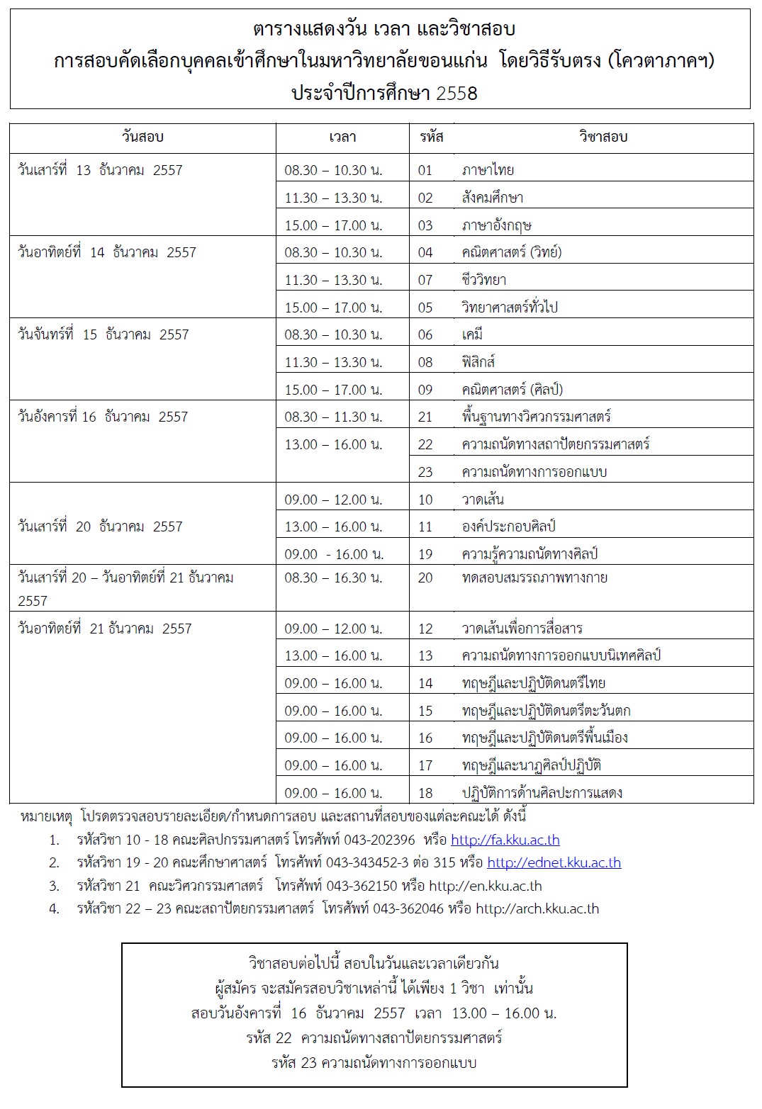 โควตา มข 58