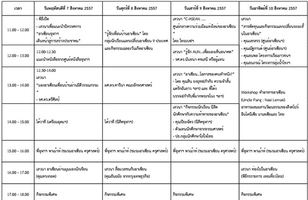 สัปดาห์จุฬาฯ อาเซียน ครั้งที่ 3