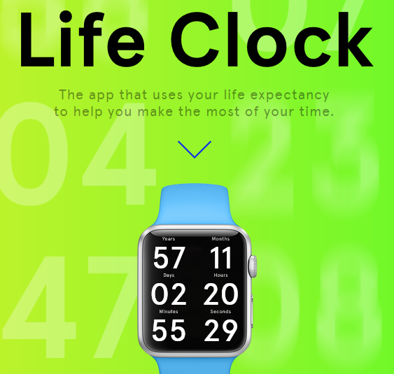 Life Clock แอพฯ นับถอยหลังวันตายสำหรับ Apple Watch Life Clock แอพฯ นับถอยหลังวันตายสำหรับ Apple Watch