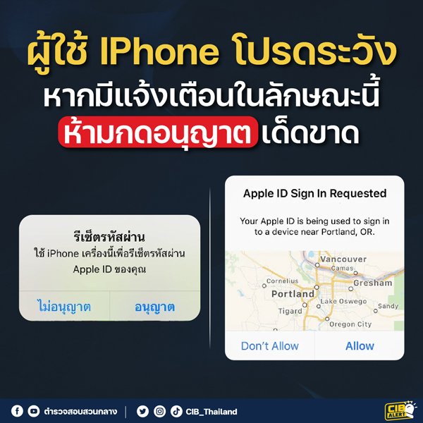 รีเซ็ตรหัสผ่าน apple id