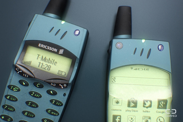 เจ๋ง ! เมื่อจับ Nokia 3310 และ Ericsson T28 มาแปลงโฉมสมาร์ทโฟน