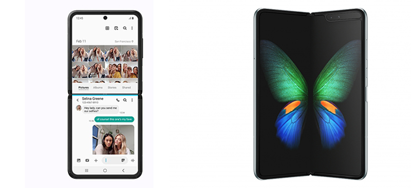 galaxy z flip กับ galaxy fold
