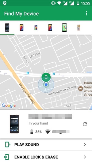 วิธีตามหามือถือ Android หาย ด้วย Find My Device