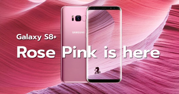 Samsung Galaxy S8+ สีชมพู Rose Pink