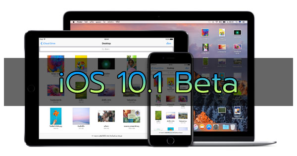 แอปเปิลออกอัพเดท iOS 10.1 Beta