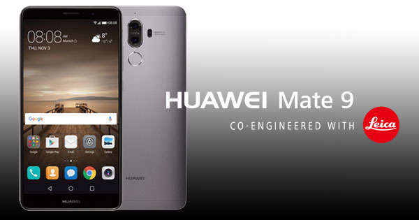 Huawei เปิดตัว Huawei Mate 9