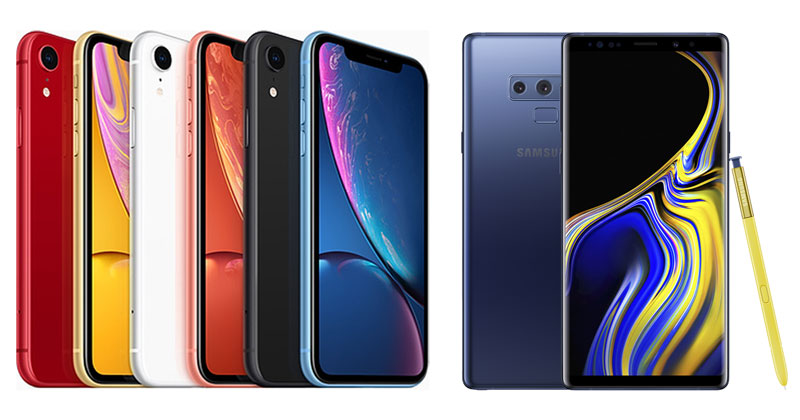 เปรียบเทียบความเร็ว iPhone XR กับ Galaxy Note 9