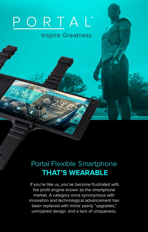 มันล้ำมาก ! Arubixs Portal สมาร์ทโฟนยืดหยุ่นที่สวมใส่ได้