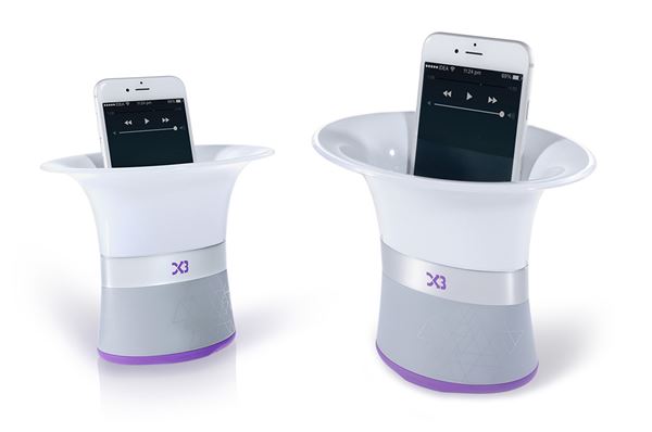 The Audiovase ลำโพงสำหรับ iPhone
