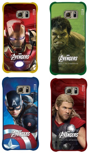Samsung เผยโฉมเคสลายฮีโร่จาก Avengers สำหรับ Galaxy S6