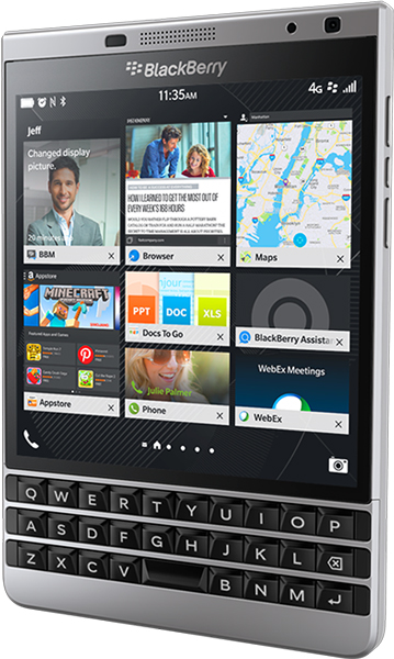 เปิดตัว BlackBerry Passport Silver Edition