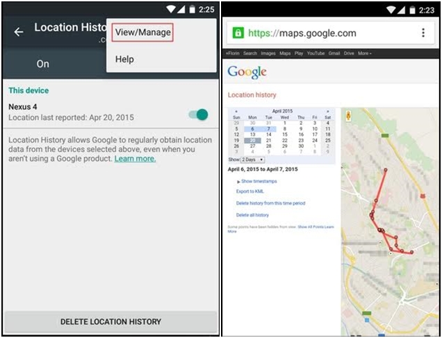 วิธีดูประวัติเช็คอินย้อนหลังบน Google