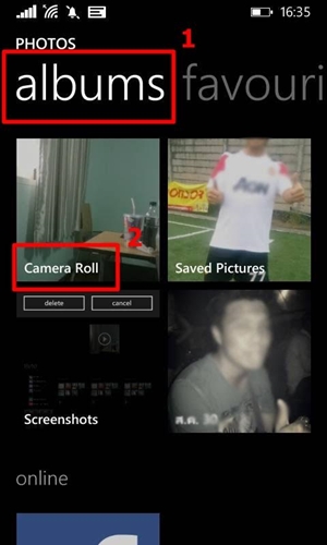 วิธีลบรูปทีละหลาย ๆ รูป ในครั้งเดียว Windows Phone 8.1