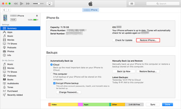 วิธีดาวน์เกรด iOS 10 กลับไปใช้ iOS 9.3.5