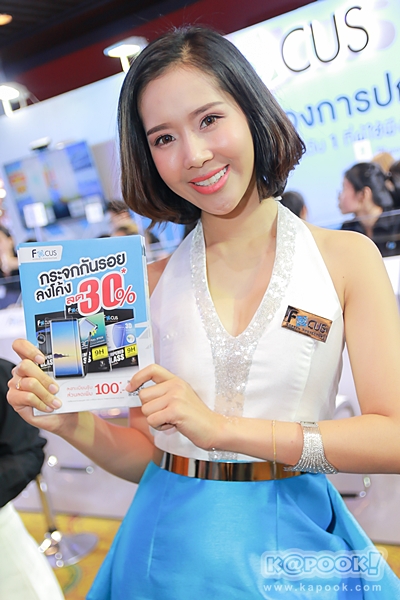 พริตตี้ในงาน Thailand Mobile Expo 2018