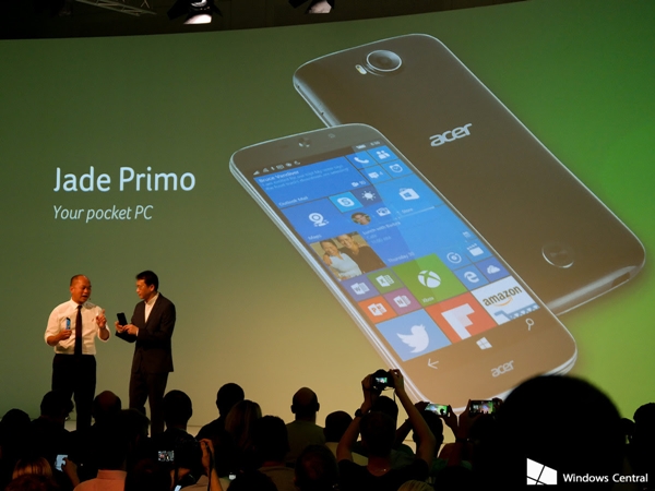 Acer เปิดตัว Jade Primo สมาร์ทโฟน Windows 10