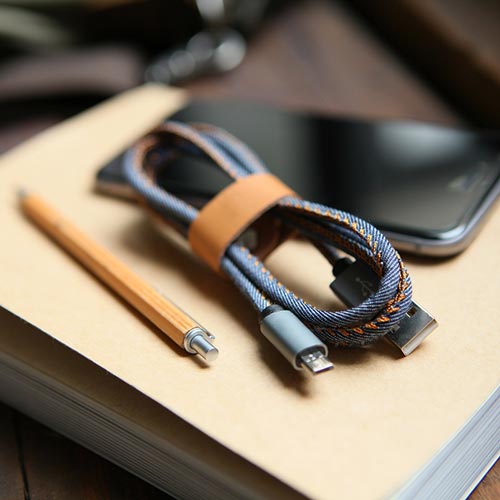 LMcable สาย USB แบบ 2-in-1