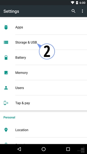 วิธีเข้าถึงตัวจัดการไฟล์ภายในเครื่องบน Android Marshmallow