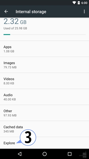 วิธีเข้าถึงตัวจัดการไฟล์ภายในเครื่องบน Android Marshmallow