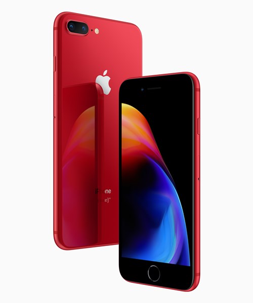 iPhone 8 และ iPhone 8 Plus สีแดง