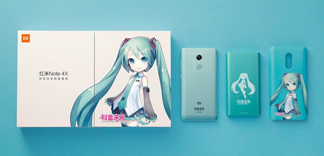 Xiaomi Redmi Note 4X Hatsune Miku Special Edition