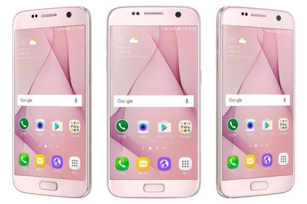 Galaxy S7 สีชมพู