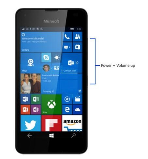 วิธีจับภาพหน้าจอ Windows Phone