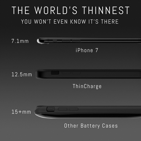 ThinCharge เคสแบตเตอรี่เสริม iPhone 7