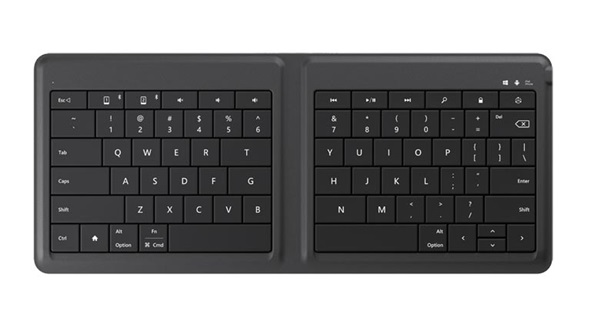 ไมโครซอฟท์เปิดตัว Universal Foldable Keyboard คีย์บอร์ดไร้สายพับเก็บได้