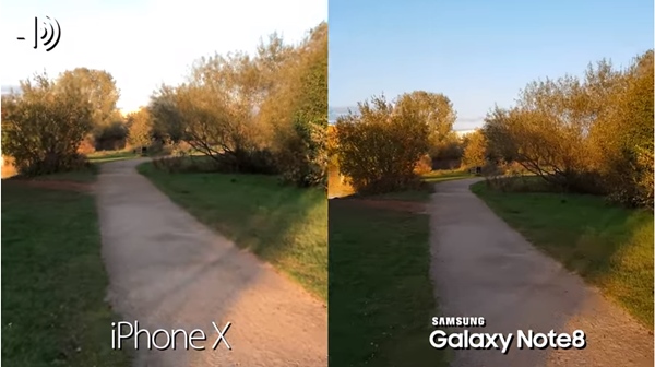 เทียบกล้อง iPhone X กับ Galaxy Note 8 