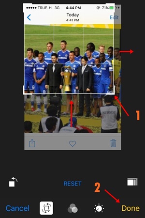 วิธี Crop รูปภาพบน iPhone