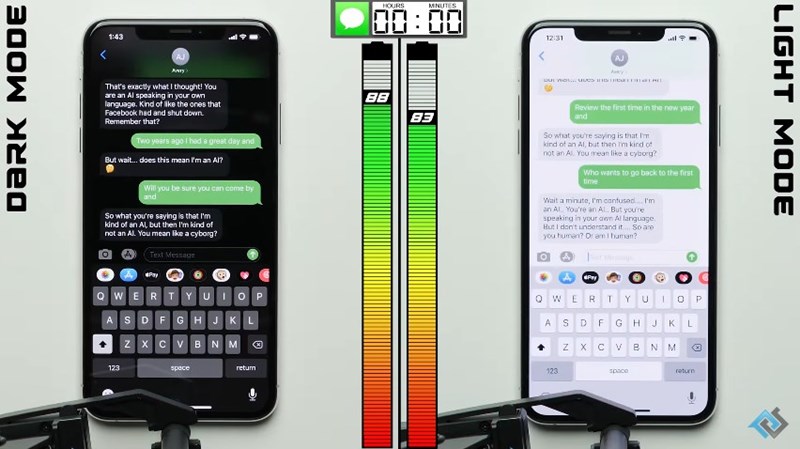  Dark mode บน iPhone รุ่นหน้าจอ OLED ช่วยประหยัดแบต