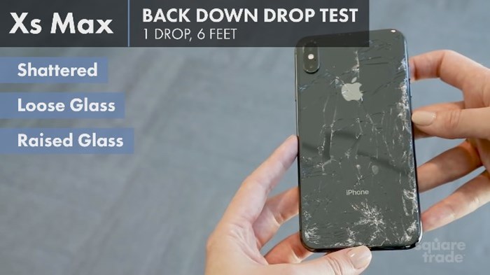 โชว์ Drop Test iPhone XS, XS Max