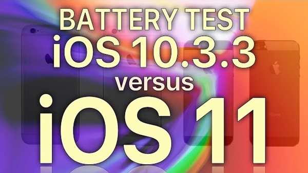 iOS 10.3.3 กับ iOS 11 เวอร์ชั่นไหน ประหยัดแบตฯ กว่ากัน