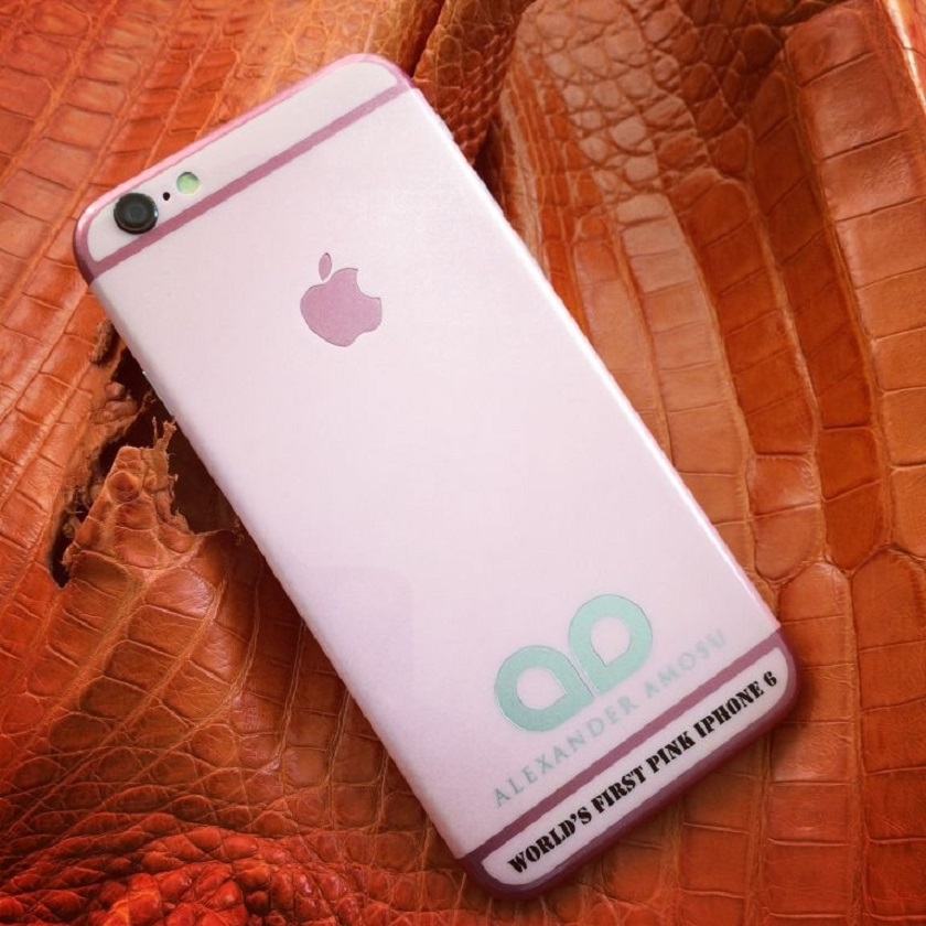 เผยโฉม iPhone 6 สีชมพู เครื่องแรกของโลกรับวันวาเลนไทน์ 
