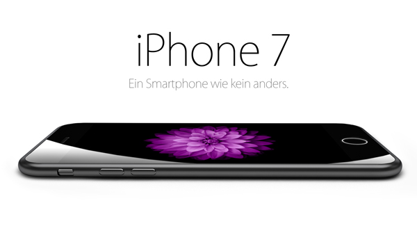 คอนเซ็ปต์ iPhone 7 แบบตัดช่องเสียบหูฟังออก