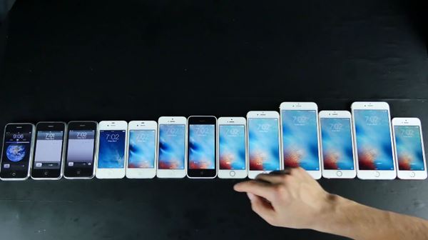 ชมคลิปเปรียบเทียบ iPhone SE กับ iPhone ทุกรุ่น