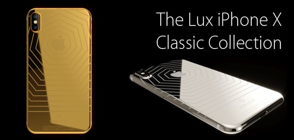 iPhone X รุ่นพิเศษ ทำจากทองคำและเพชร