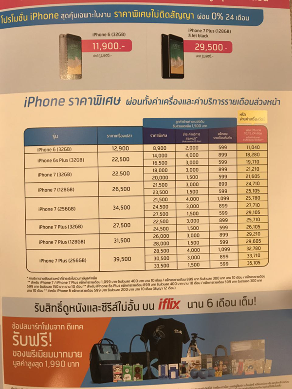 โปรโมชั่น iPhone ในงาน Thailand Mobile Expo 2017