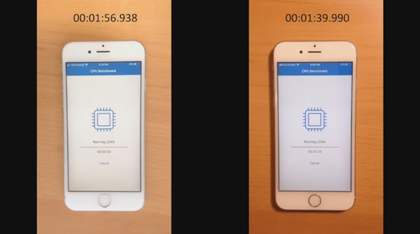 เปรียบเทียบประสิทธิภาพ iPhone 6s หลังเปลี่ยนแบต