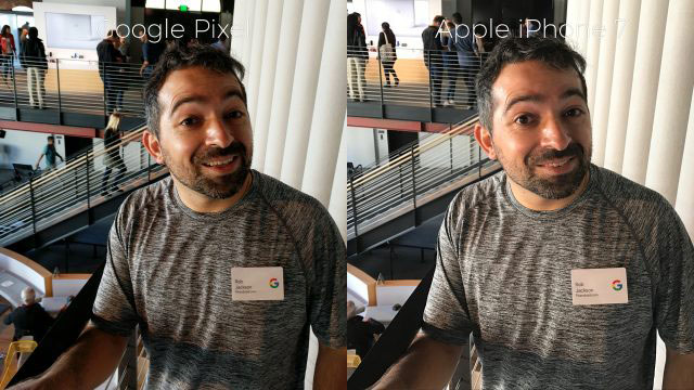 Google Pixel, iPhone 7