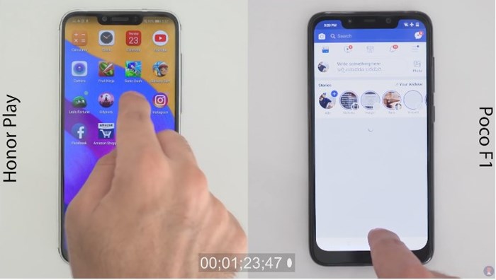 POCO F1 vs Honor Play