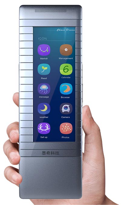 จีนเปิดตัวสมาร์ทโฟนม้วนได้