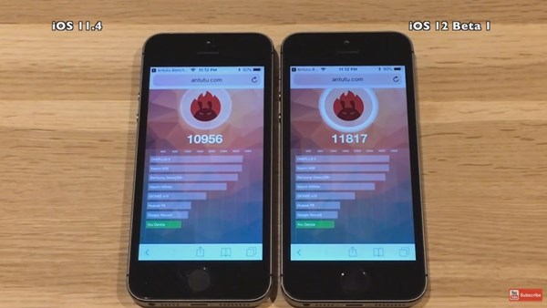  iOS 12 Beta 1 vs iOS 11.4
