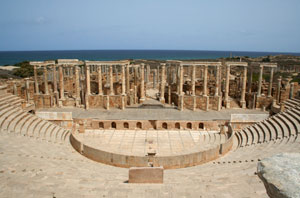 Leptis Magna โบราณสถานสถาปัตยกรรมโรมัน 