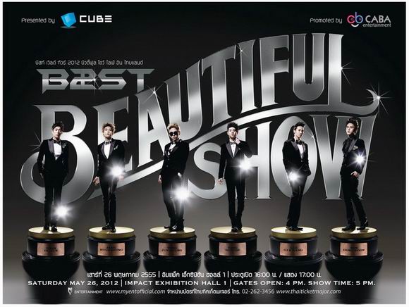 Beast World Tour 2012 Beautiful Show Live in Thailand