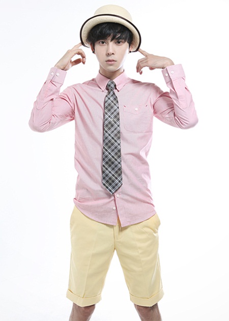 เสื้อสีชมพูหวาน ๆ สีนี้ผู้ชายก็ใส่ได้