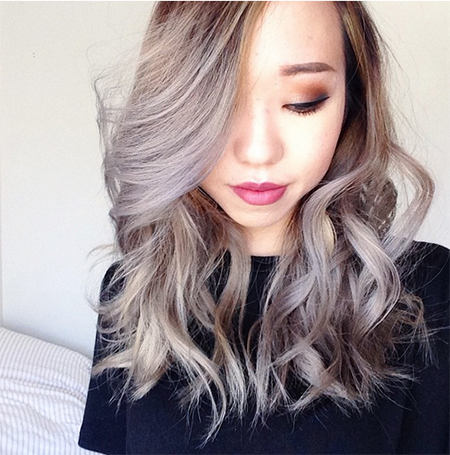 สีผม Ash Gray