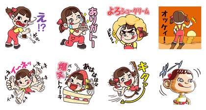 Peko-Chan: Sweets Stickers